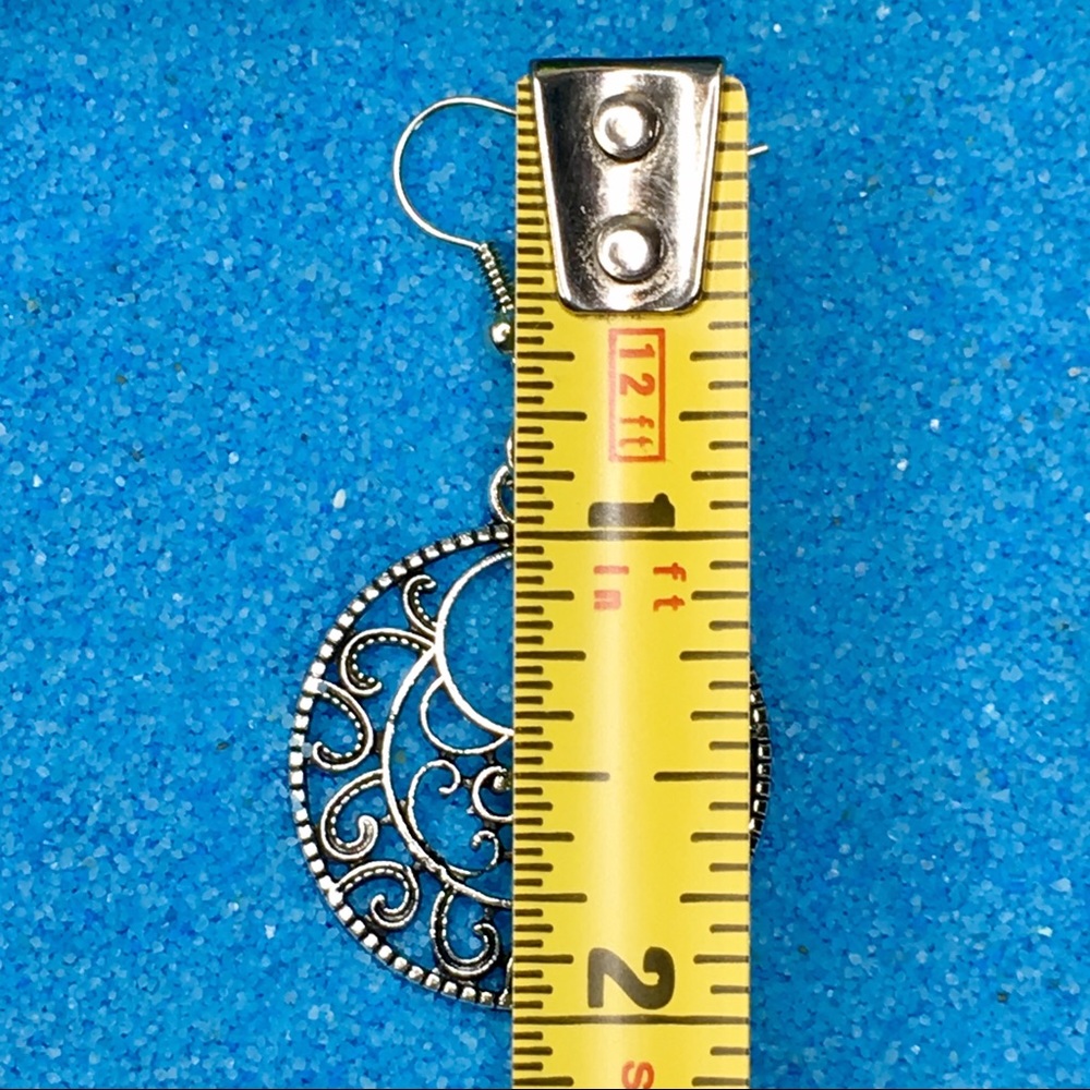 Boho Round Earrings - Picture 5 of 7